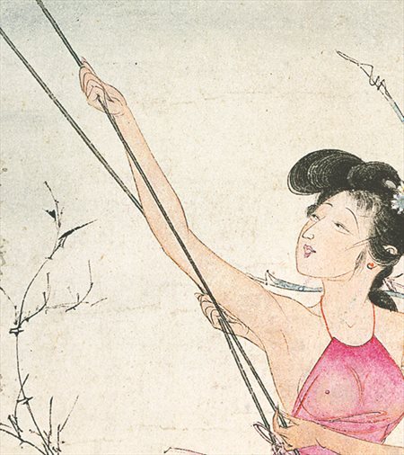 同江-胡也佛的仕女画和最知名的金瓶梅秘戏图